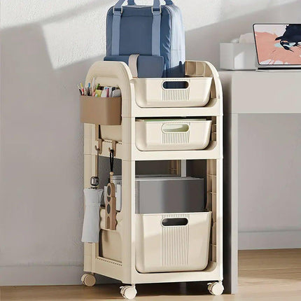 Mobile Storage Trolley Rolling Utility Cart Heavy Duty Organizer with Wheels