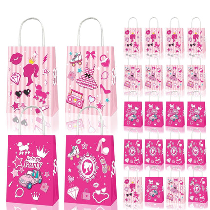 Barbie Kraft Bag With Rope