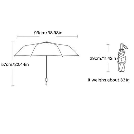 Cartoon Cat Folding Umbrella UV Protection Portable Sun Rain Dual-use Sunshade