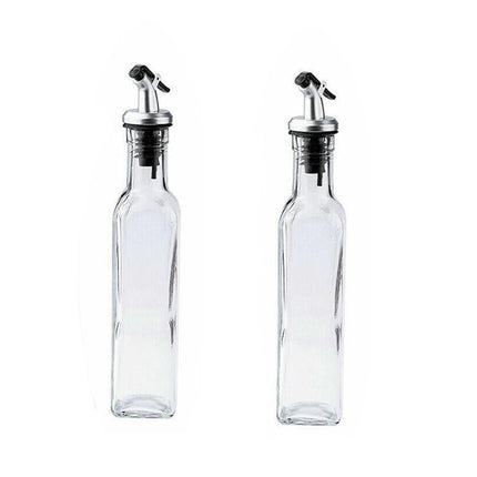 250/500ml Olive Oil Vinegar Pourer Dispenser Glass Bottle Kitchen Tools Cooking - Aimall