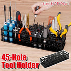45-Hole Screwdriver Rack Acrylic Tool Stand Desk Tool Holder Work Bench Organizer