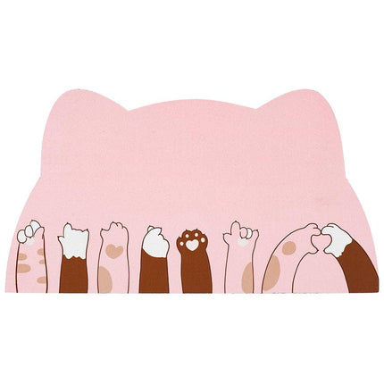Cartoon Pet Diatomite Floor Mat Non Slip Cat and Dog Feeding Mat for Food Water