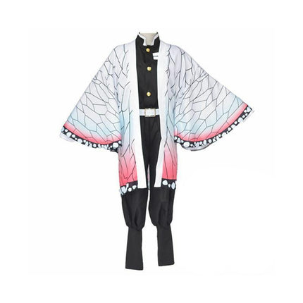 Demon Slayer Costume Kochou Shinobu Cosplay Kimetsu No Yaiba Kimono Outfit Wig - Aimall