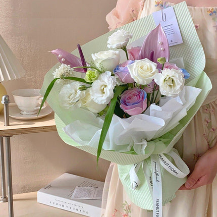 Embossed Paper Convex Flower Wrapping Paper for Floral Shop and Flower Wrapping