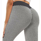 Women Yoga Pants Leggings High Waist Anti Cellulite Butt Lift Gym Fitness Grey - Aimall