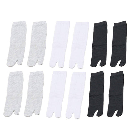 Two Toe Socks Japan Style Clog Props Hotel Bath Spa Socks Comfortable Tube Fit