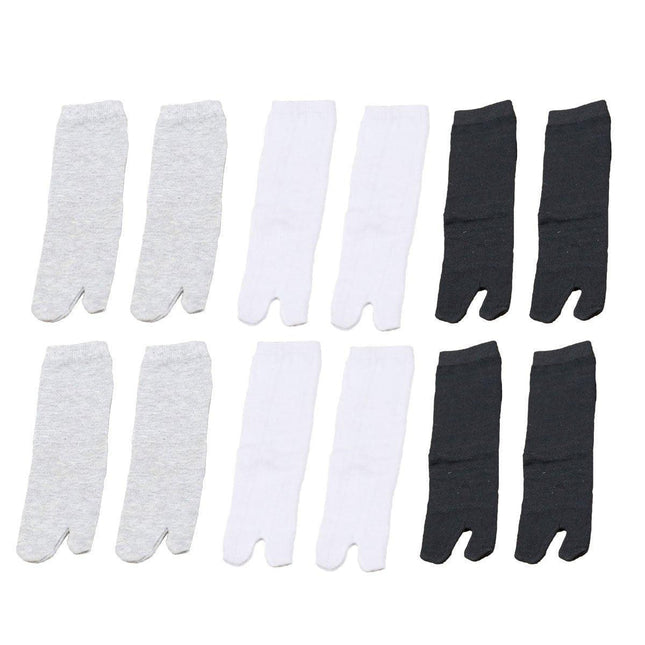 Two Toe Socks Japan Style Clog Props Hotel Bath Spa Socks Comfortable Tube Fit