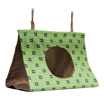 Triangle Hanging Bird Nest Parrot Sleeping Bed Summer Shelter for Other birds
