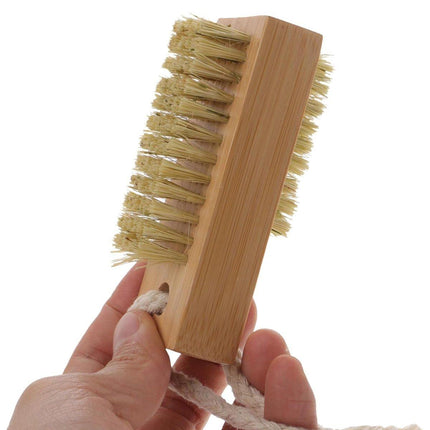 2pcs Nail Cleaning Brush Manicure Tool Set for Hands and Nails Care Essentials