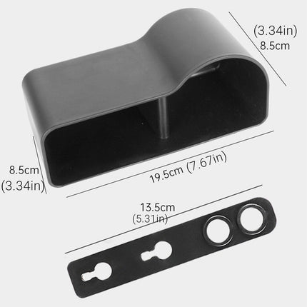 2pcs Cup Bottle Holder Phone Mount Headrest Car Back Seat Organizer Storage Box