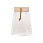 100pcs Clear Frosted Plastic Food Seal Bags: Exquisite Packaging - Aimall