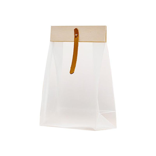 100pcs Clear Frosted Plastic Food Seal Bags: Exquisite Packaging - Aimall