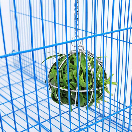 Rabbit Grass Balls Hangable Feeding Rack for Small Animals Chew Toys and Snacks