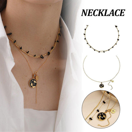 Vintage Black Necklace for Women Gothic Fashion Jewelry Statement Choker Gift