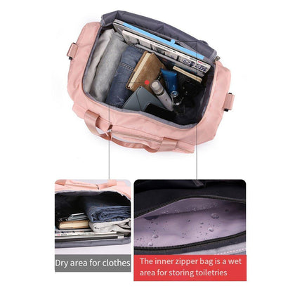 Unisex Waterproof Portable Travel Luggage Carry On Shoulder Hand Duffle Bag