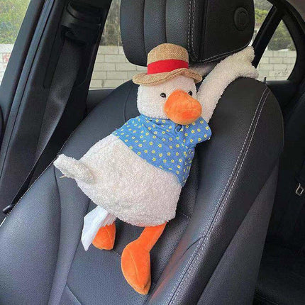 Cute Cartoon Tissue Box Holder for Car Home Female Auto Accessories Paper Case