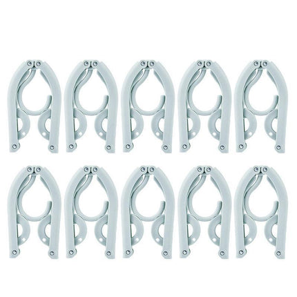 5/10pcs Travel Portable Folding Hangers for Clothes Business Trip Essentials
