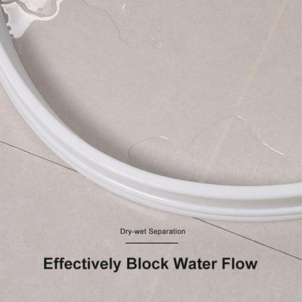 100-300CM Silicone Shower Water Barrier Bathroom Waterproof Strip Self-Adhesive