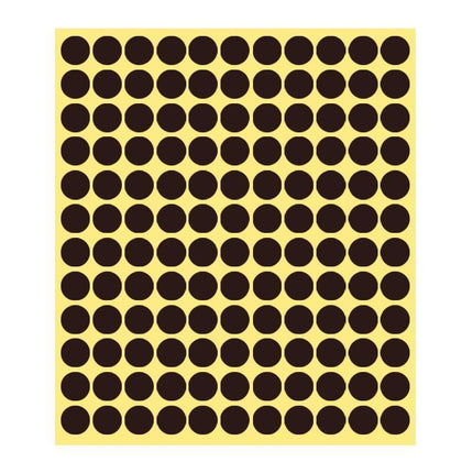 8/13/25/50mm Colour Sticker Dots Adhesive Round Labels Circular Scrapbooking Coffee - Aimall