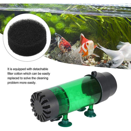 Fluidiz Bed Aquarium Fish Tank Internal Filter Oxygenation Pump for Clear Water