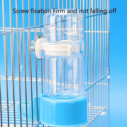 Pet Bird Waterer Automatic Water Feeder Adapter Parrots Cage Drinker Parrots