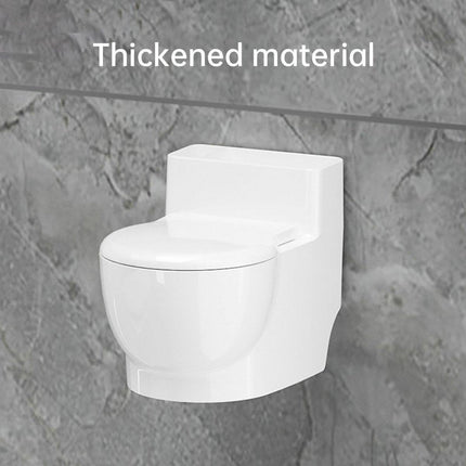 Decorative Ashtray Toilet-shaped Wall-mounted with Lid for Home Bathroom Hanging