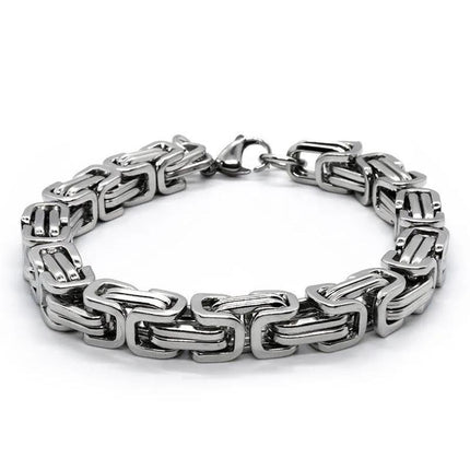 Chic Titanium Steel Masculine Bracelet Lobster Claw Buckle for Men & Boys - Aimall