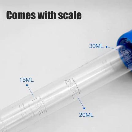 2PCS Fish Tank Cleaner Mini Pooper Turtle Pump Aquarium Maintenance Feeding Tube