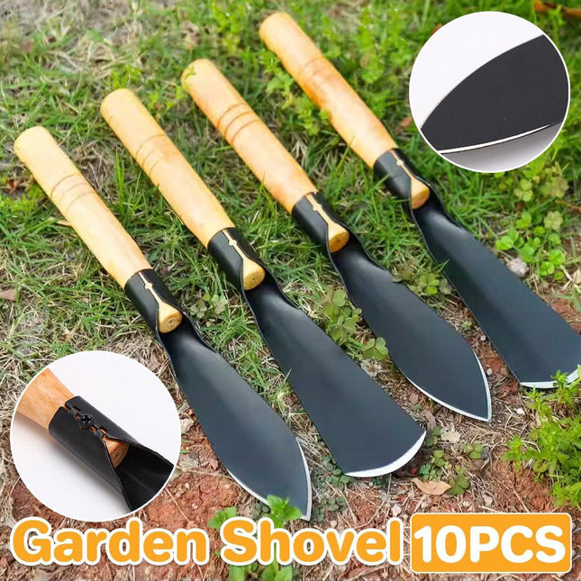 10pcs Gardening Tool Set Digging Shovel Flower Planter Seedling Lifter Spade