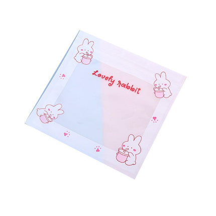 100pcs Cute Cartoon Ziplock Bags for Snacks Candy Cookies Plastic Storage Bags