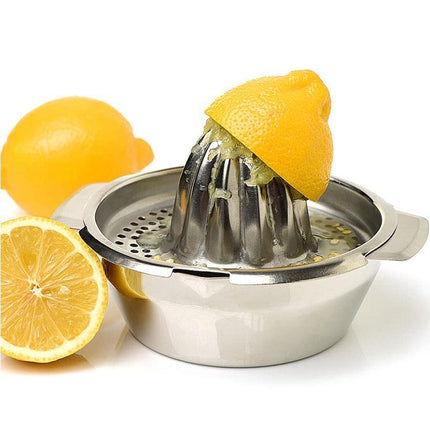 Stainless Steel Fruit Lemon Citrus Orange Juicer /Manual Press Squeezer OZ - Aimall