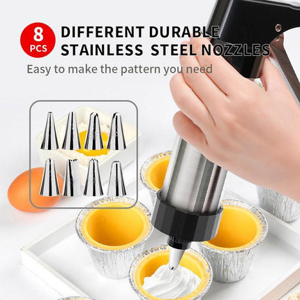 Biscuit Maker Squeeze Gun Laminating Gun for Home Baking Tools Moulds Set