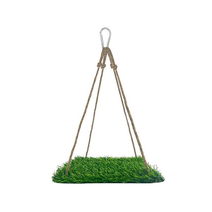 Parrot Turf Hammock Climbing Toy for Hamster Pet Bed Hanging Swing for Small Pet