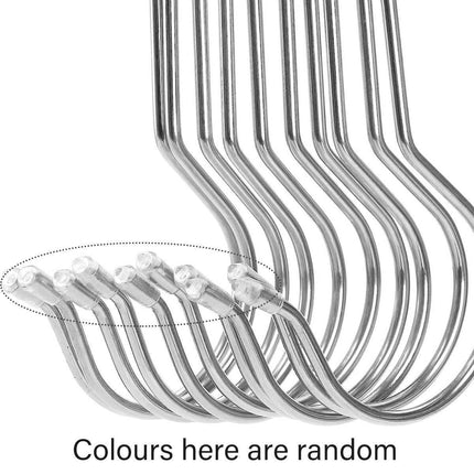 8pcs Metal S Hooks Multifunctional Garden Pot Hangers Outdoor Bird Feeder Hooks