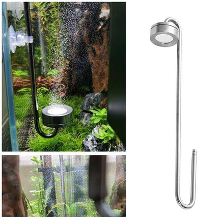 Stainless Steel Aquarium CO2 Diffuser Carbon Dioxide Atomizer Grass Tank Bubbler