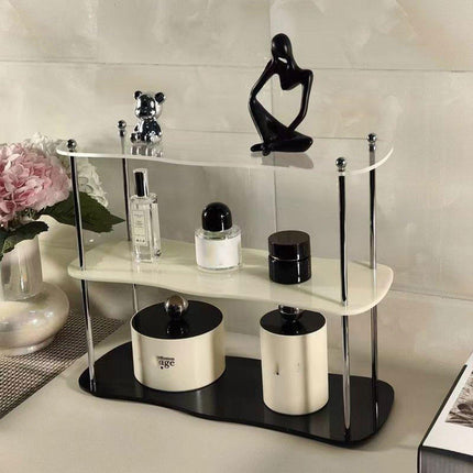 Removable Acrylic Display Stand Desktop Storage Organizer Holder Perfume Rack