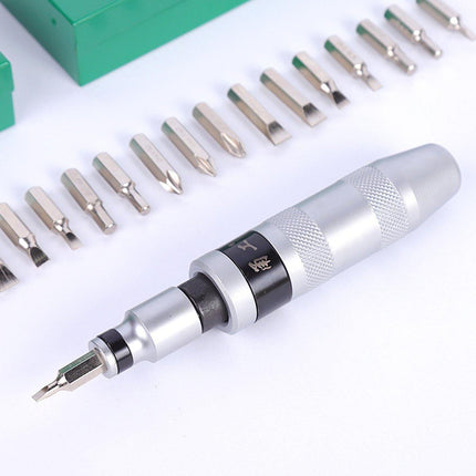 13PCS Manual Impact Driver Set 1/2 Inch Reversible Hand Screwdriver Bits Tool