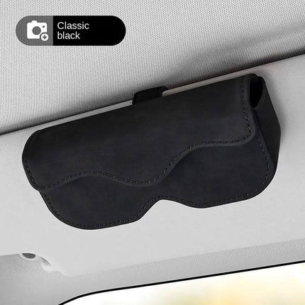 Car Sunglasses Holder Sun Visor Glasses Clip Storage Case Organizer for Vehicles