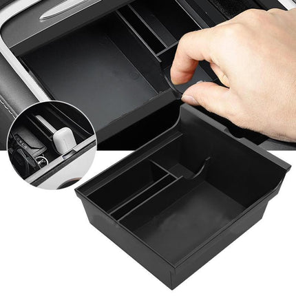 Centre Console Organizer Tray Armrest Storage Box Drawer for Tesla Model 3 - Aimall