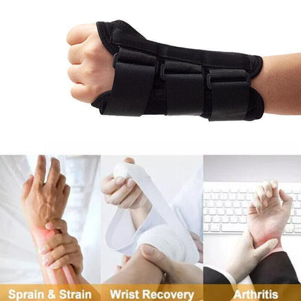 S Size Wrist Splint Brace Protection Support Strap Carpel Tunnel CTS RSI Pain Relief - Aimall