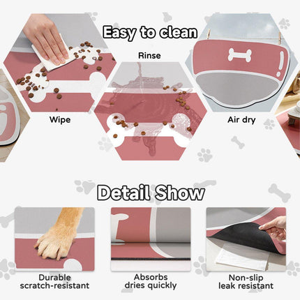 Absorbent Quick Dry Pet Floor Mats Easy Care Non Slip Dog Cat Mat Indoor Outdoor