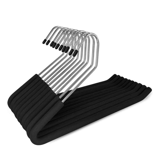 10pcs Non-slip Trouser Rack Multifunctional Pants Hanging Holder Clothes Hanger