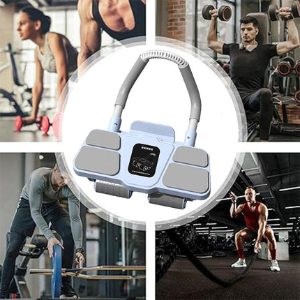 Four Wheel Abdominal Roller Automatic Rebound Ab Machine Home Fitness Equipment
