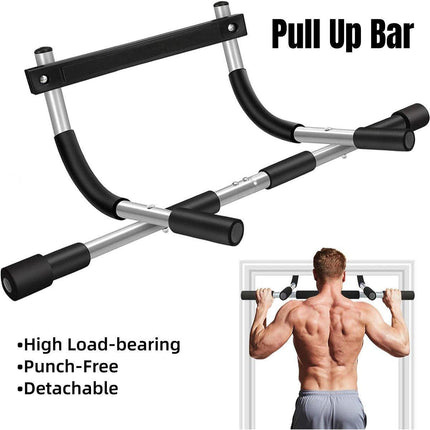 Adjustable Doorway Pull-Up Bar No Drill Home Fitness Equipment Indoor Workout