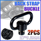 2PCS for Rifle Slings QD Sling Quick Detach Flush Push Button Swivel Mount - Aimall