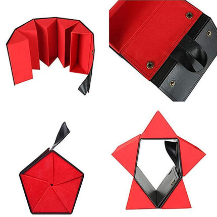 Leather Multiple Glasses Storage Case 5 Slots Sunglasses Organizer Bag - Aimall