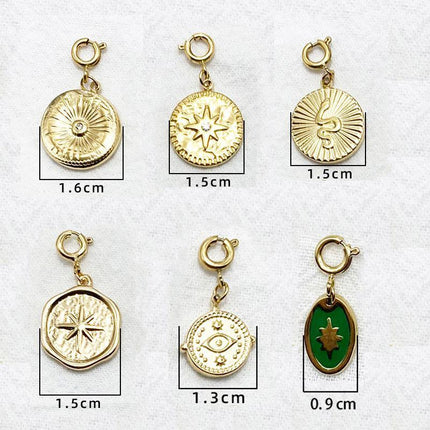 Fashion Detachable Titanium Steel Pendant Various Styles Gift For Woman Lady - Aimall