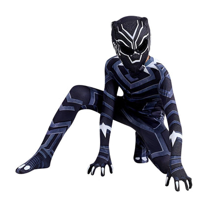 Anime Movie Same Cosplay Halloween Children's Adult Leotard Headwear Deadpool Black Panther
