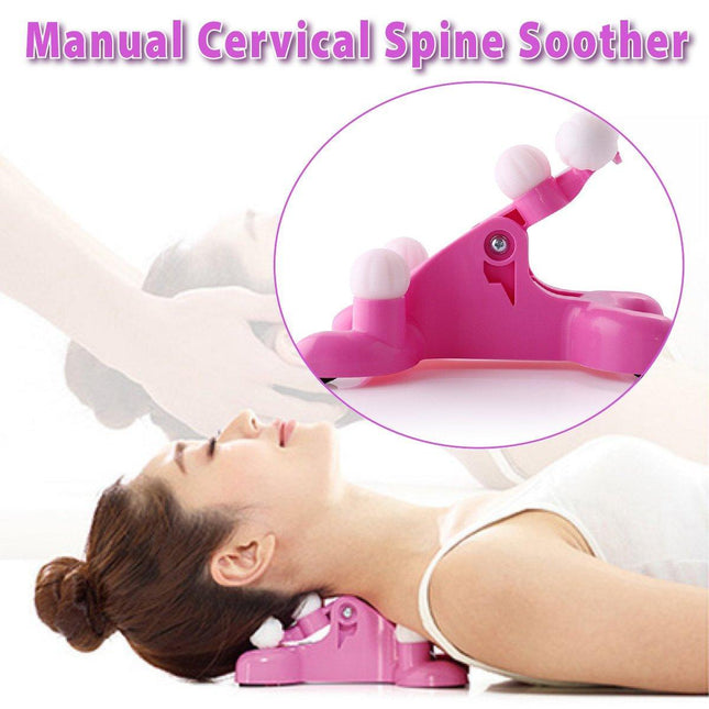Handheld Cervical Neck Massager for Pain Relief Relaxation Muscle Care Therapy