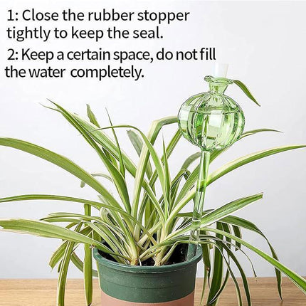 2PCS Automatic Glass Watering Cactus Plant Flower Self Drip Irrigation Tool